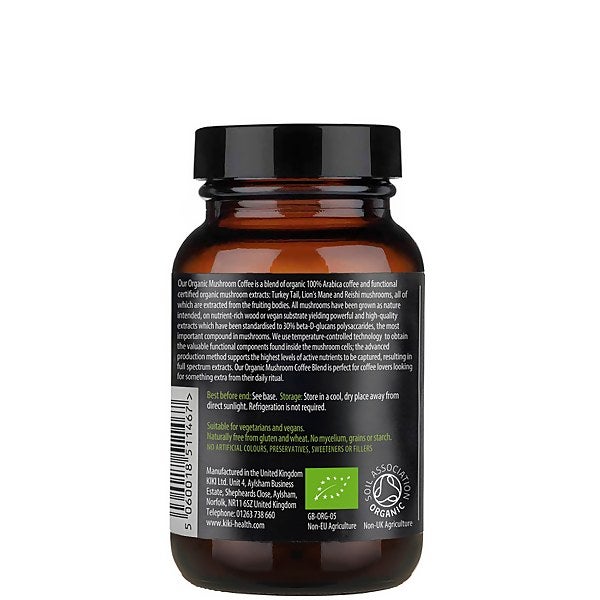 KIKI Health KIKI Health Organic Mushroom Extract Coffee Powder 75g Offerta Giorno del Papà