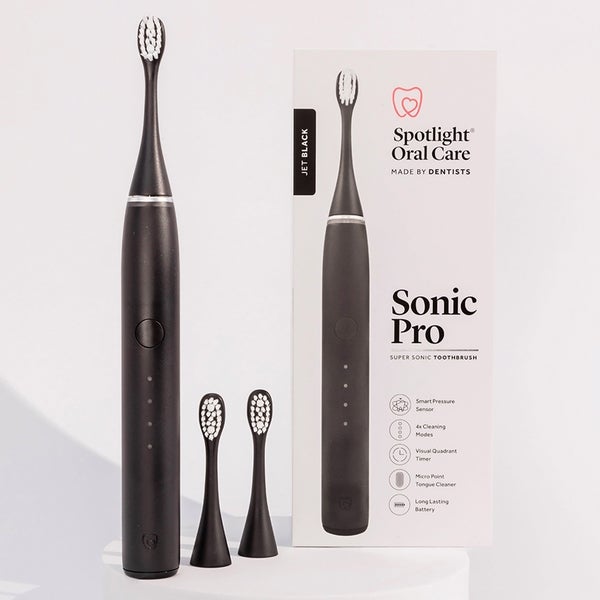 Spotlight Oral Care Spotlight Oral Care Sonic Pro Toothbrush - Jet Black Sconti questo mese