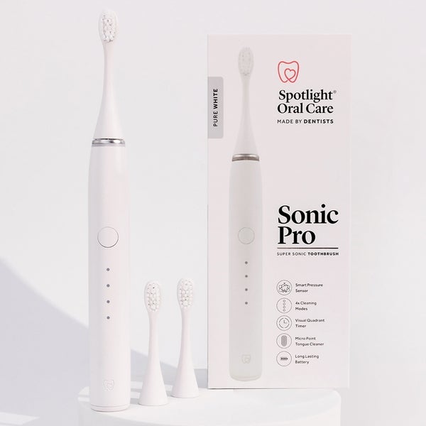 Spotlight Oral Care Spotlight Oral Care Sonic Pro Toothbrush - Pure White Consegna Veloce