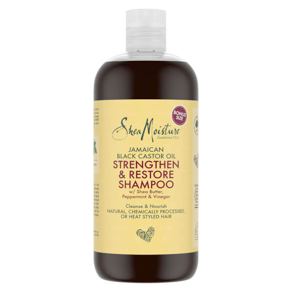 SheaMoisture Shea Moisture shampoo rinforzante e riparatore all'olio di ricino nero giamaicano 473ml Officina