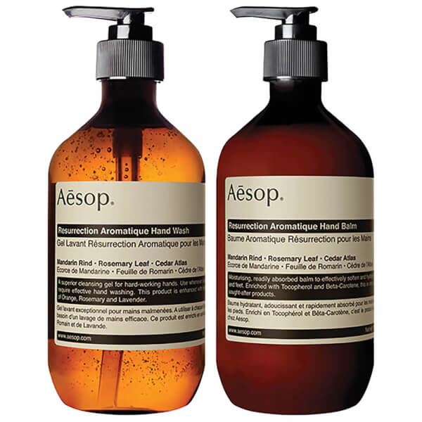 Aesop Aesop Resurrection Hand Cleanser and Balm Duet Spedizione Gratuita
