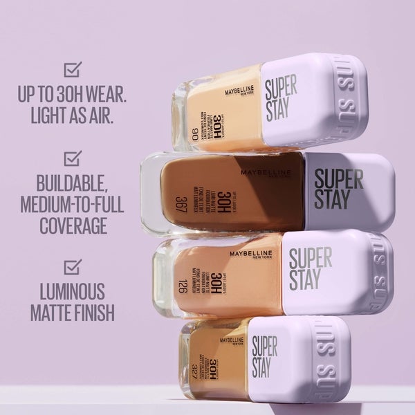 Maybelline Maybelline Super Stay up to 30H Lumi-Matte Foundation 35ml (Various Shades) Nuovi prodotti