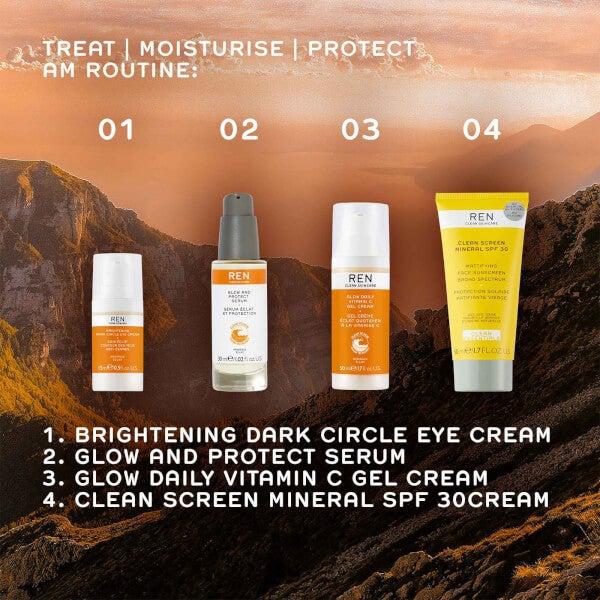 REN Clean Skincare REN Clean Skincare Glow and Protect Serum 30ml Offerta Giorno del Papà
