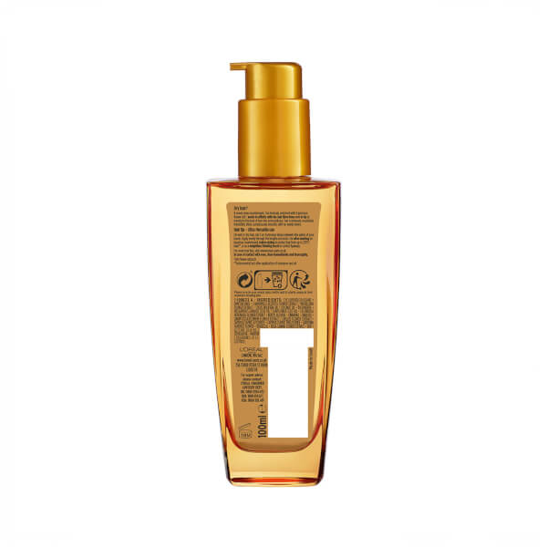 Lu0027Oréal Paris L'Oréal Paris Elvive Olio Straordinario per tutti i tipi di capelli 100ml Ultimo giorno