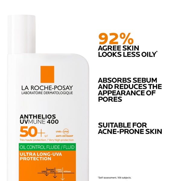 La Roche-Posay La Roche-Posay Anthelios Oil Control Fluid SPF50+ for Oily Blemish-Prone Skin 50ml Discount Store per i nuovi prodotti
