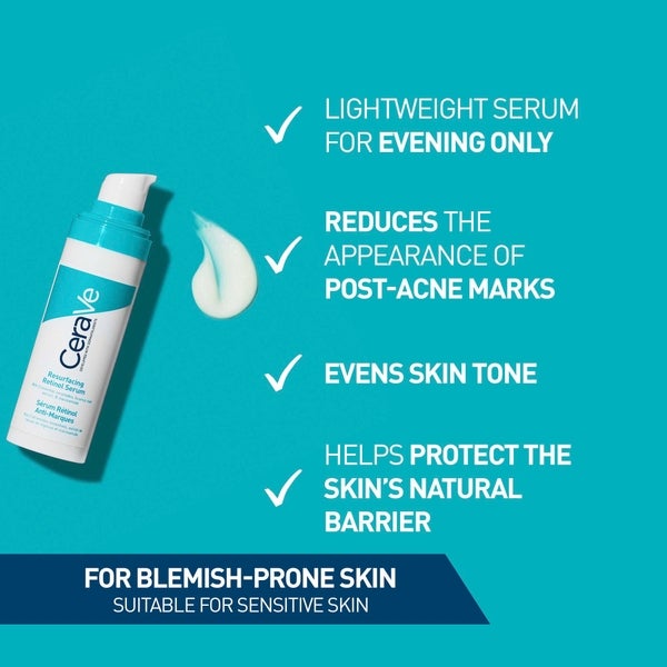 CeraVe CeraVe Resurfacing Retinol Serum con Ceramidi e Niacinamide per pelli con imperfezioni 30ml Enormi sconti