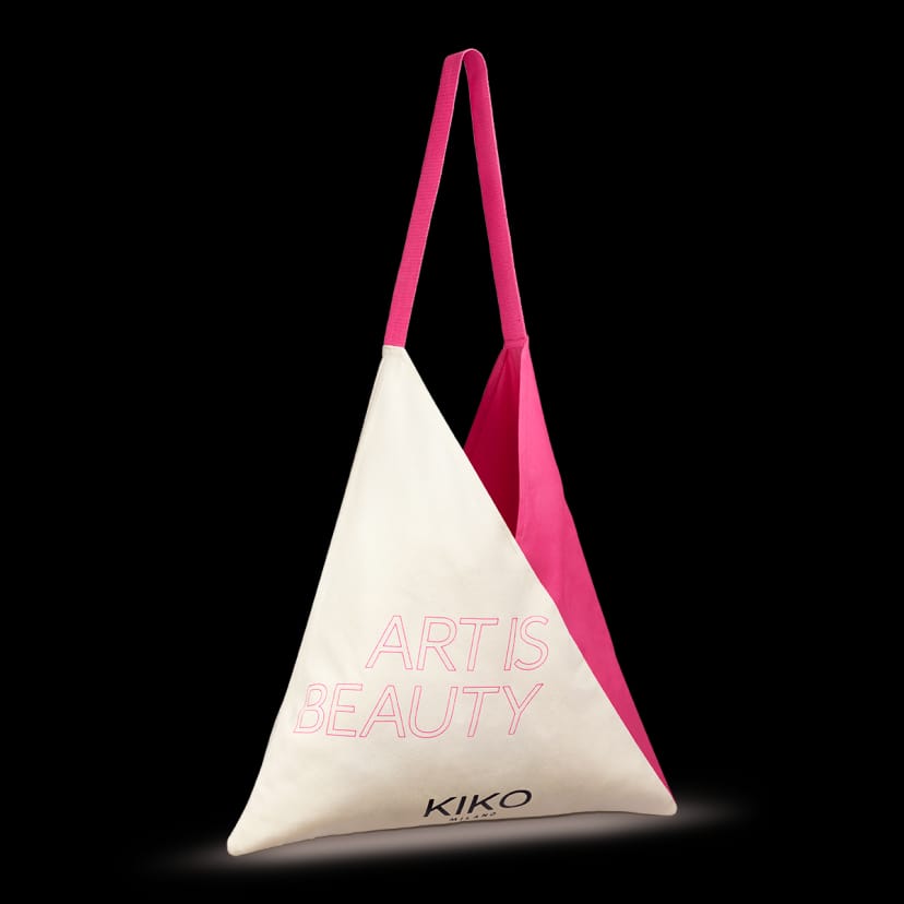 Kikocosmetics tote bag beauty is art Sconti VIP