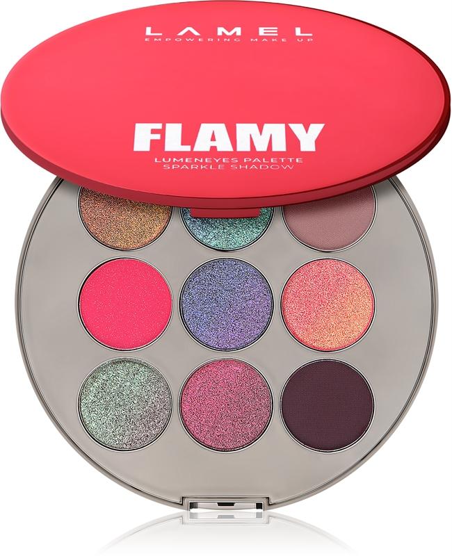LAMEL LAMEL Flamy Lumeneyes Palette palette di ombretti Spedizione Gratuita