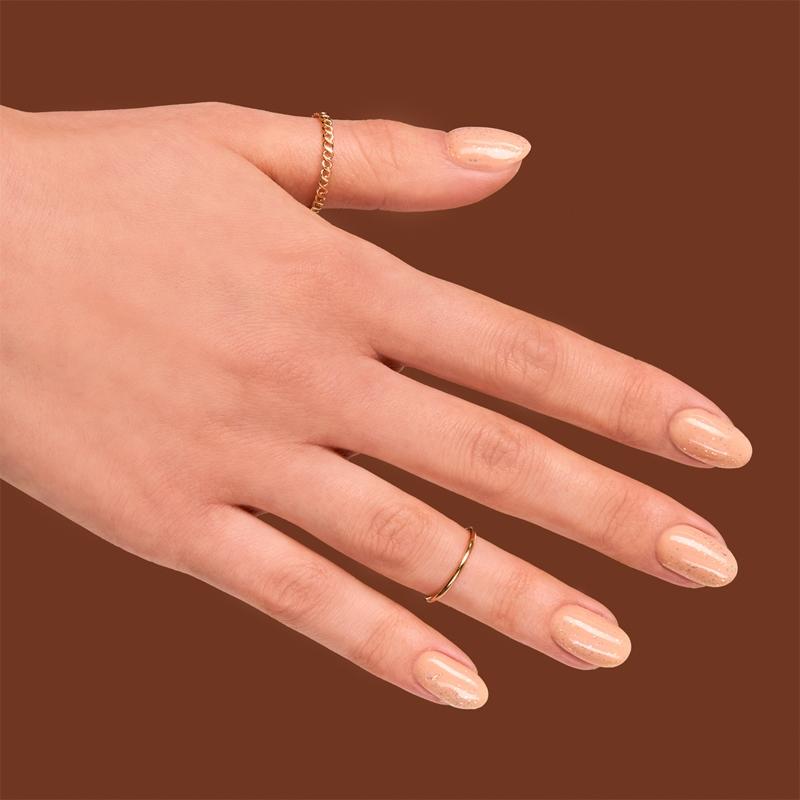 Semilac Semilac Top No Wipe Blinking gel smalto coprente con glitter 2025