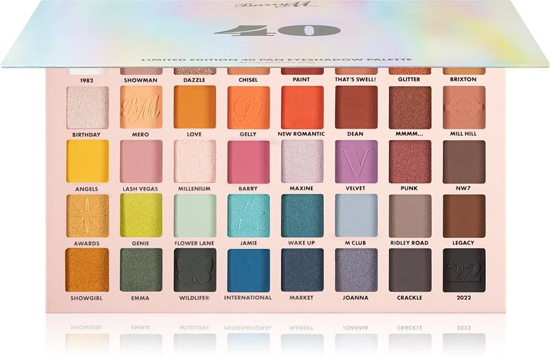 Barry M Barry M 40 Pan Palette palette di ombretti