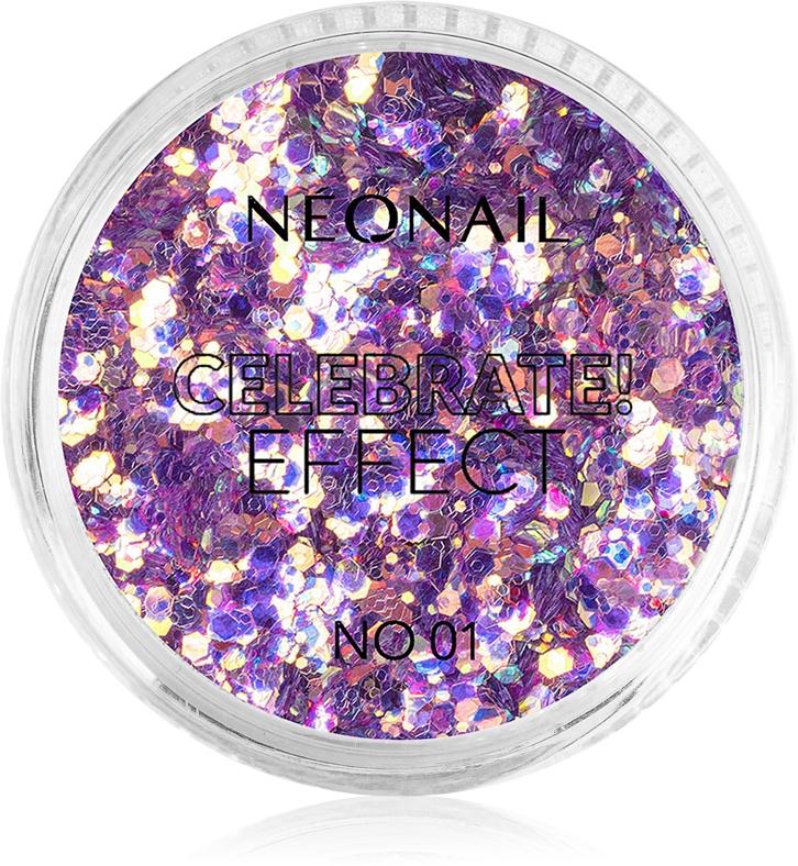 NEONAIL NEONAIL Effect Celebrate brillantini per le unghie Pezzi Unici