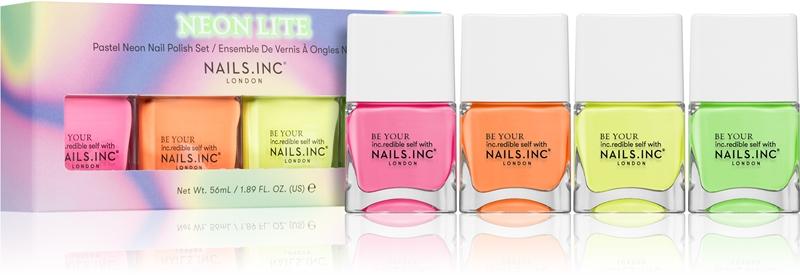 Nails Inc. Nails Inc. Neon Lite Nail Polish Set set di smalti per unghie In Saldo