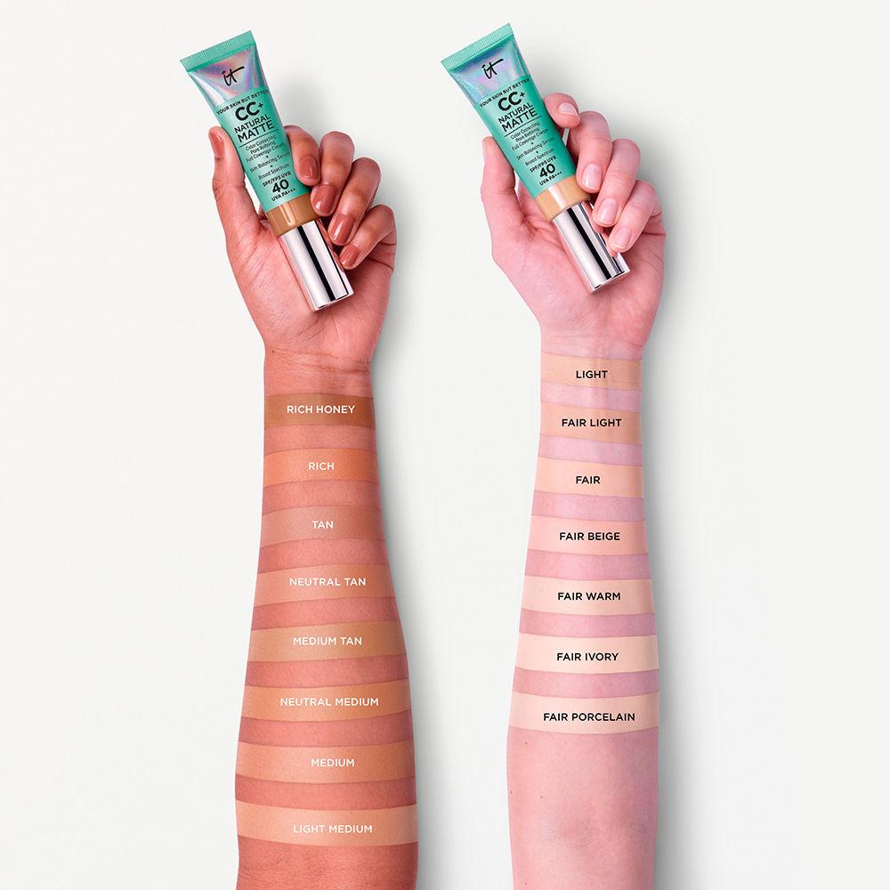 IT Cosmetics Fondotinta in crema CC+ NATURAL MATTE SPF40 Offerta esclusiva