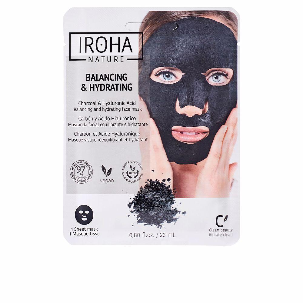 Iroha Nature DETOX CHARCOAL BLACK tissue facial mask Ultimi tre giorni