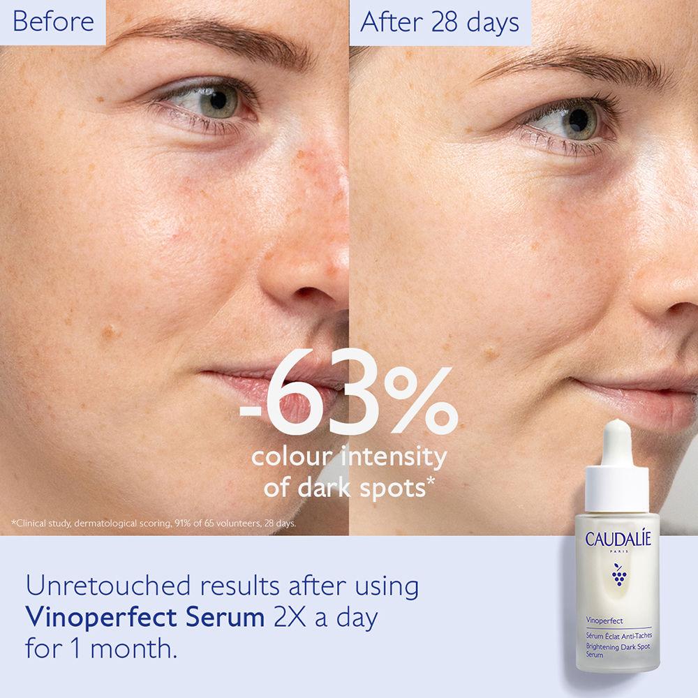 Caudalie VINOPERFECT siero luminoso anti-macchie Sostegno trimestrale