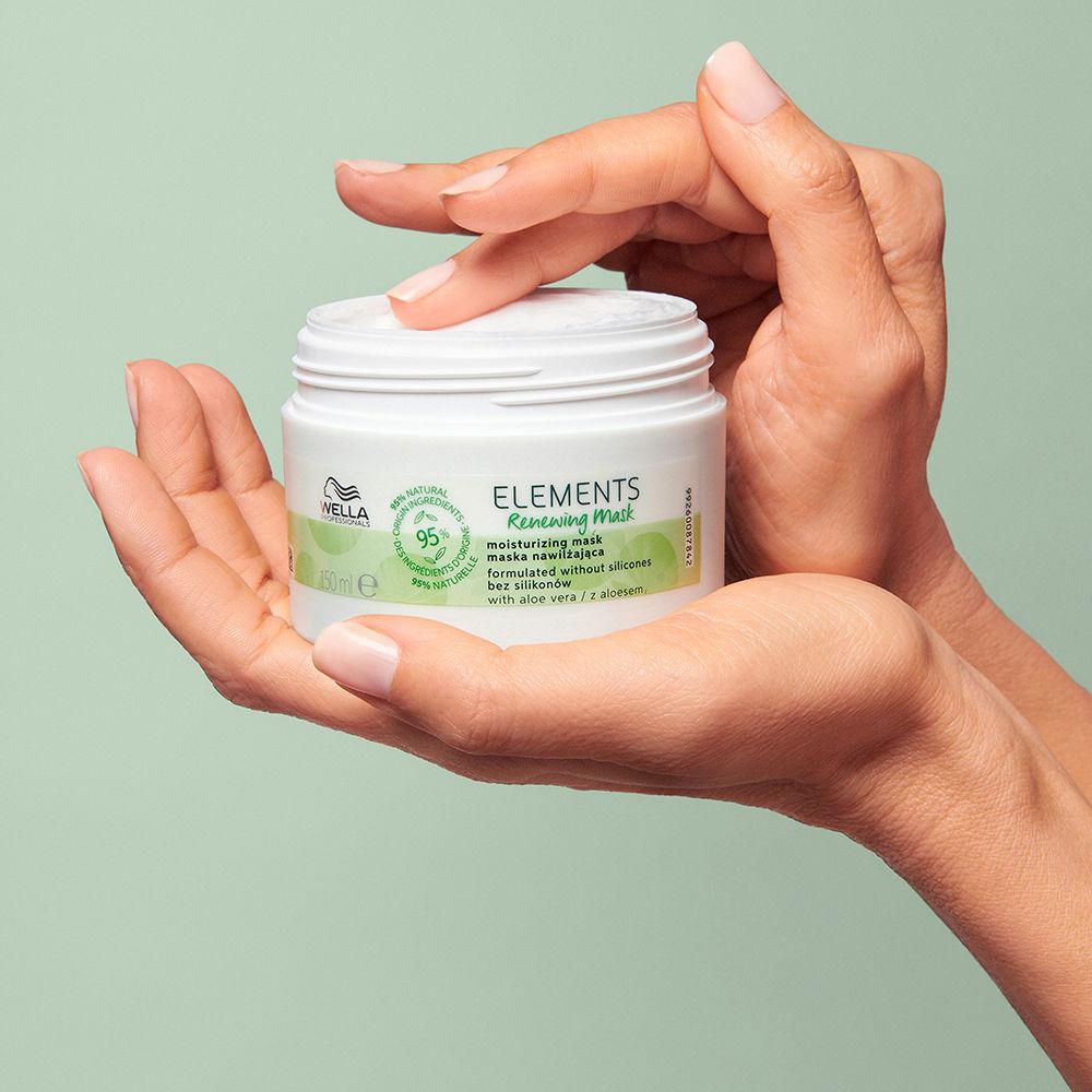 Wella Professionals ELEments Maschera Idratante Rinnovatrice Senza Siliconi Tutti i Tipi di Capelli Offerta Giorno del Papà