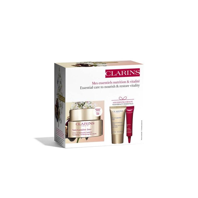 Clarins Gli indispensabili nutrimento e vitalità Discount Store per i nuovi prodotti