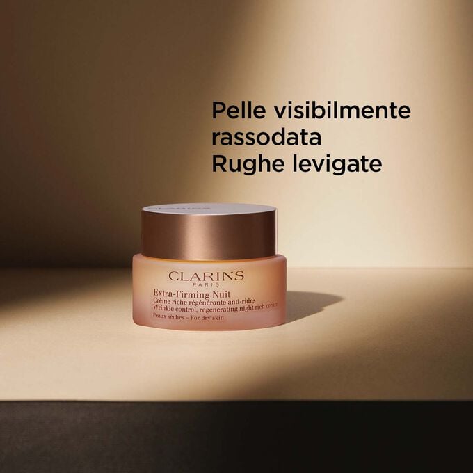 Clarins Extra-Firming Crema Antirughe Notte Speciale Pelle Secca Esporta salva