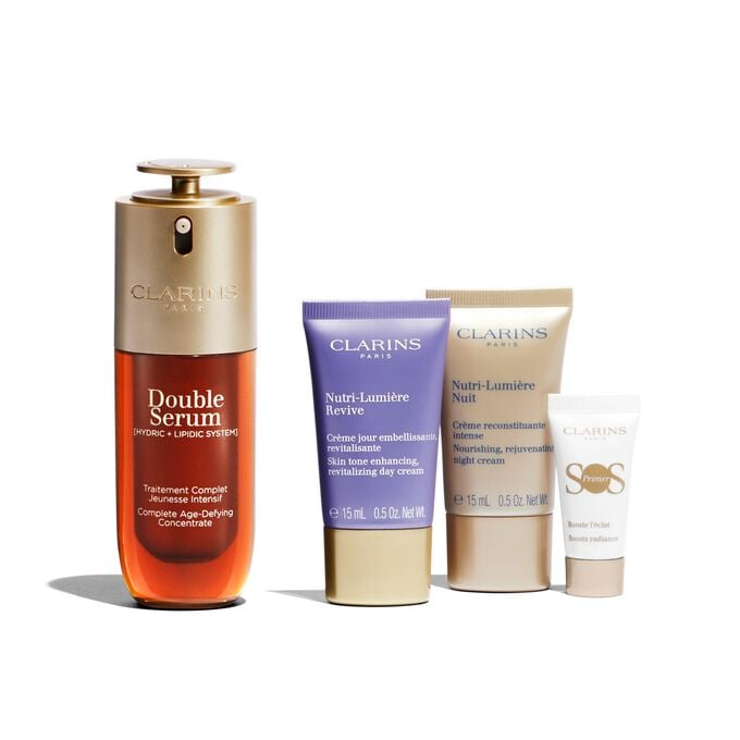 Clarins Collezione Double Serum e Nutri-Lumière In Saldo