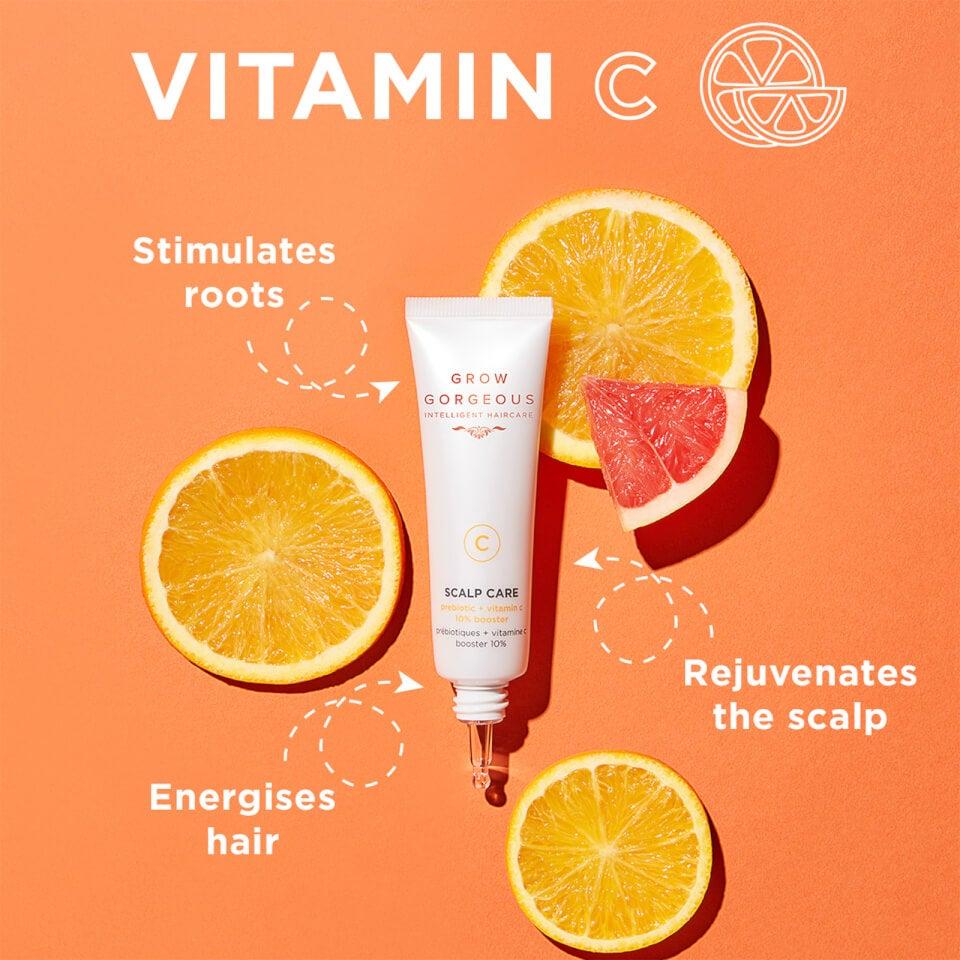 Growgorgeous Booster Capelli Antiossidante Vitamina C 10% + Prebiotic In Vendita