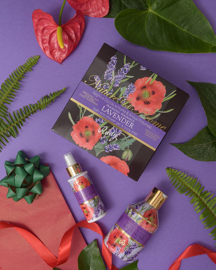 Rudy Profumi Pochette con Bagno & Doccia Schiuma Crema Corpo Acqua Profumata 100 mLNature&AromeLinea Lavender In Vendita