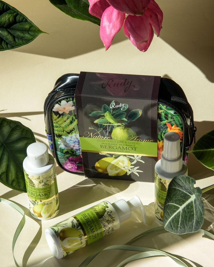 Rudy Profumi Pochette con Bagno & Doccia Schiuma Crema Corpo Acqua Profumata 100 mLNature&AromeLinea Bergamot Saldi