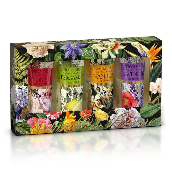 Rudy Profumi Confezione regalo 4 Creme Mani da 30 mLNature&AromeFragranze assortite Negozio online di fabbrica