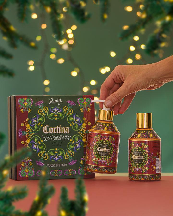 Rudy Profumi Scatola regalo con Crema Corpo & Mani + Bagno & Doccia Schiuma 250 mLEdizione limitataCortina Prezzo di fabbrica