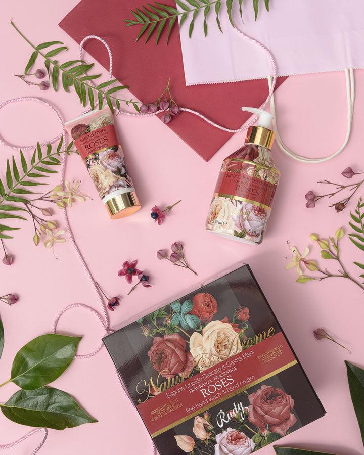 Rudy Profumi Scatola regalo con Sapone Liquido 250 mL + Crema Mani 100 mLNature&AromeLinea Roses Acquista Ora