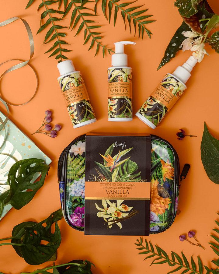 Rudy Profumi Pochette con Bagno & Doccia Schiuma Crema Corpo Acqua Profumata 100 mLNature&AromeLinea Vanilla Ultimi tre giorni