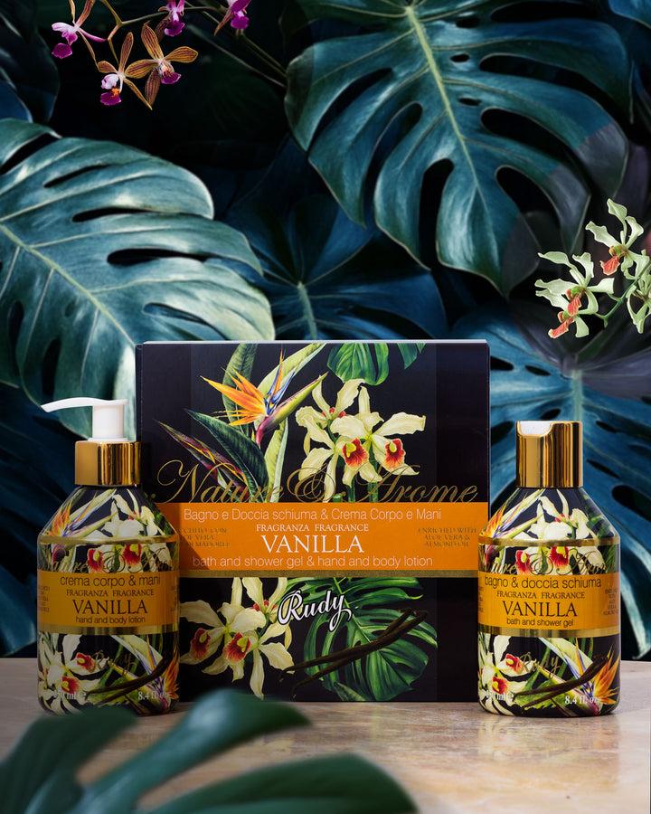 Rudy Profumi Scatola regalo con Crema Corpo & Mani + Bagno & Doccia Schiuma 250 mLNature&AromeLinea Vanilla Ultimo giorno