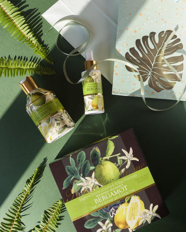 Rudy Profumi Scatola regalo con Bagno & Doccia Schiuma 250 mL + Acqua Profumata 100 mLNature&AromeLinea Bergamot Fino al 60% di sconto