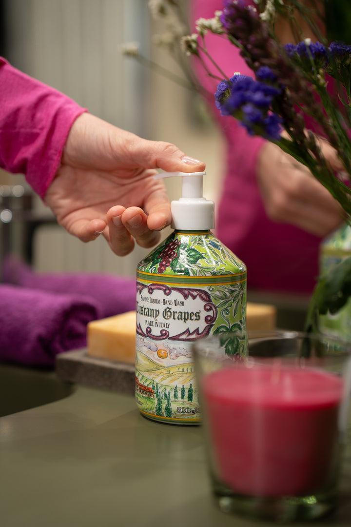 Rudy Profumi Sapone liquido mani da 500 mLLinea Tuscany grapes Offerta esclusiva