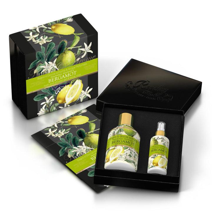 Rudy Profumi Scatola regalo con Bagno & Doccia Schiuma 250 mL + Acqua Profumata 100 mLNature&AromeLinea Bergamot Ultimi due giorni