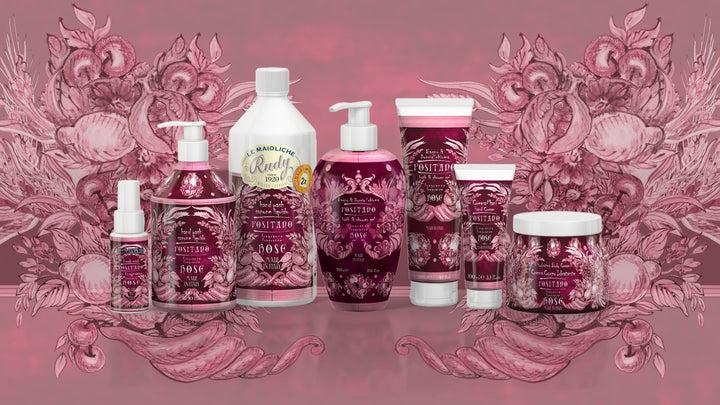 Rudy Profumi Bagno docciaschiuma da 700 mLrosa damascenaLinea Positano Offerta speciale della fabbrica