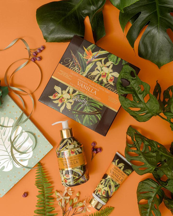 Rudy Profumi Scatola regalo con Sapone Liquido 250 mL + Crema Mani 100 mLNature&AromeLinea Vanilla Offerta speciale