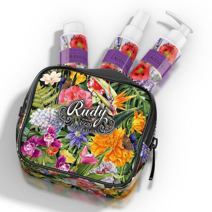 Rudy Profumi Pochette con Bagno & Doccia Schiuma Crema Corpo Acqua Profumata 100 mLNature&AromeLinea Lavender Offerta per la Festa della Mamma