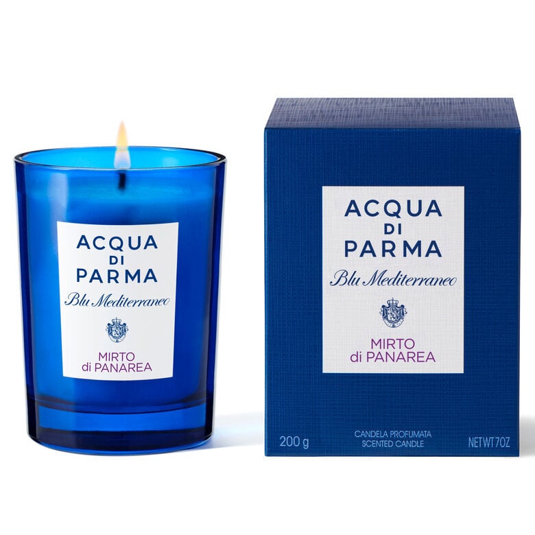 Acqua Di Parma CANDELA BLU MEDITERRANEO MIRTO DI PANAREA Vendita Calda