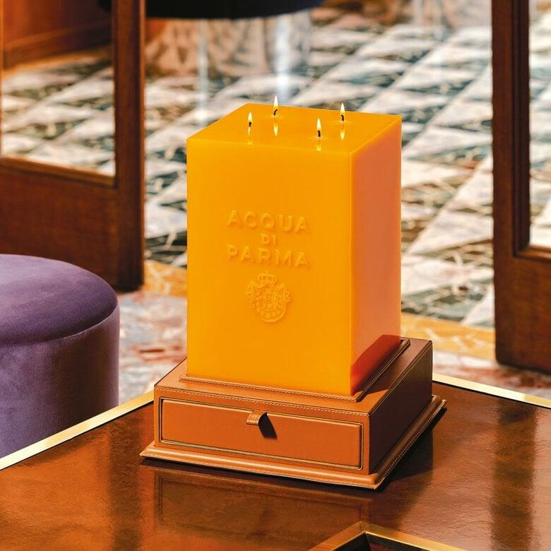Acqua Di Parma Candela Jumbo Collezione Candele Cubo Colonia Vendite Flash